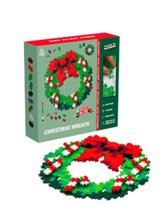 Plus-Plus -  Puzzle by Number - Christmas wreath