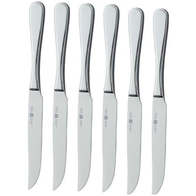 Zwilling - Jessica (polished) Steak cutlery set - Silver - 6-pcs - E