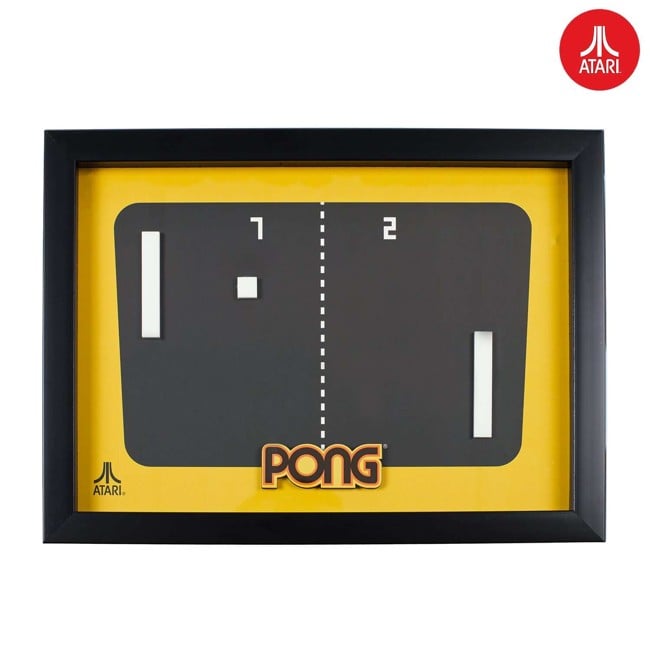 Official Atari 3D Wall Art - Pong Collection