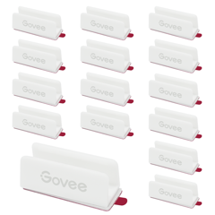 Govee - Neon Ljussnöre 2 Fästen, Vit – 20-pack för H61D5301 och H61D3301