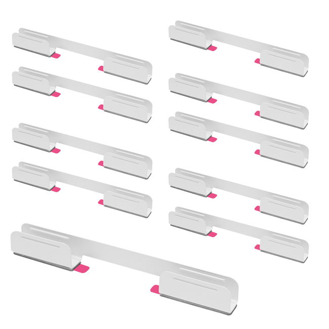 Govee - Neon Touwverlichting Clips, Wit – 5 stuks per verpakking voor H61D5301 en H61D3301