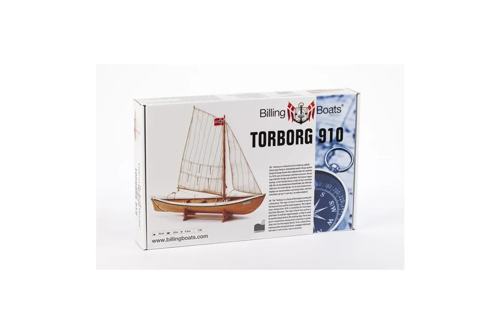 Billing Boats - 1:20 TORBORG - Wooden hull (428840)