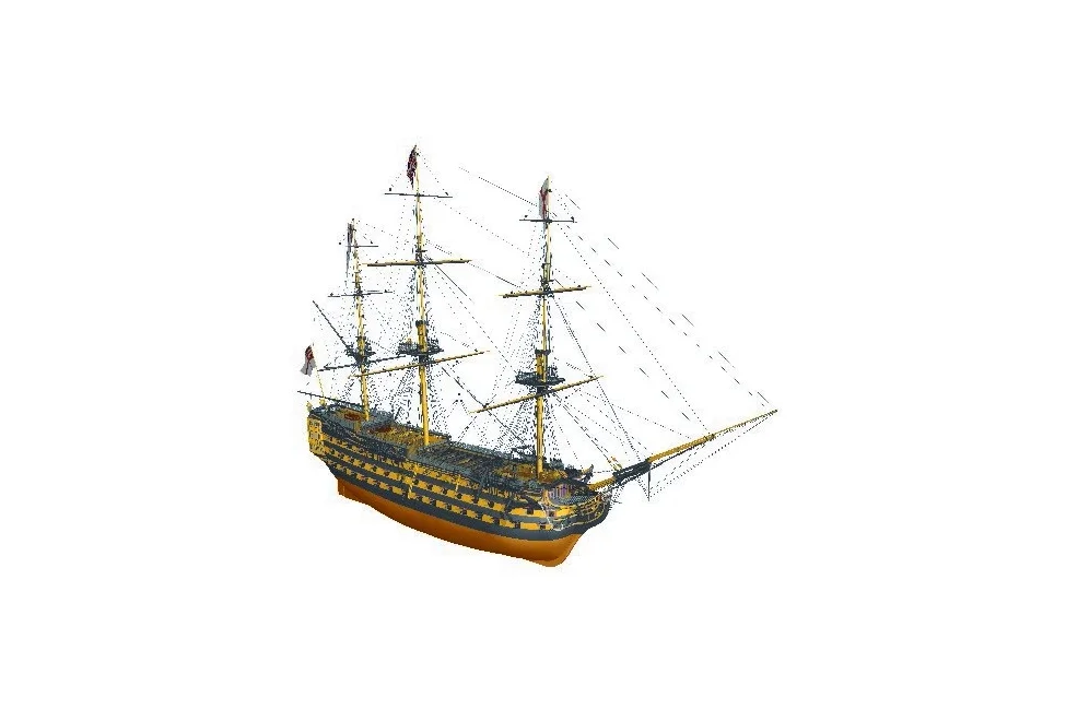 Billing Boats - 1:75 HMS Victory -Wooden hull (439623)