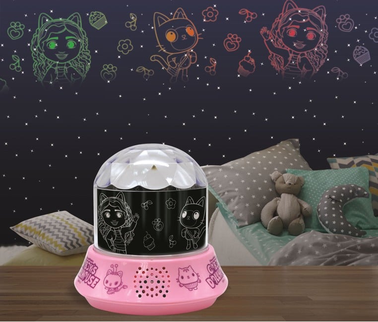 Gabby's Dollhouse -  Night Light Projector with Speaker (89003)