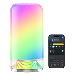 Govee - RGBICWW Tischlampe – Beleuchten Sie Ihren Raum mit Farbenfrohem Ambiente