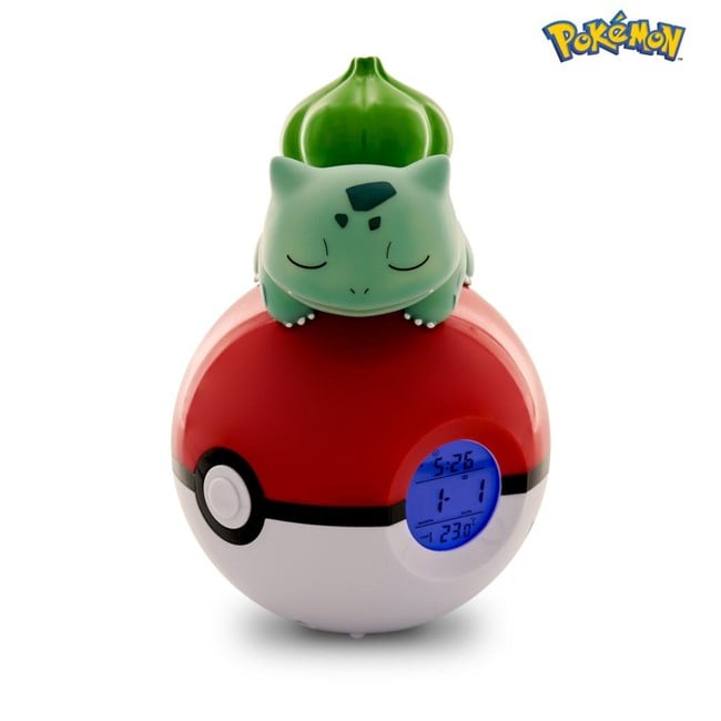 Pokémon Bulbasaur Light-Up FM Alarm Clock