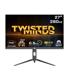 Twisted Minds - Supreme Series Flat 27" FHD - 280HZ 0.5MS Fast IPS HDMI 2.1 Gaming Monitor