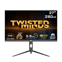 Twisted Minds - Supreme Series Flat 27" FHD - 280HZ 0.5MS Fast IPS HDMI 2.1 Gaming Monitor