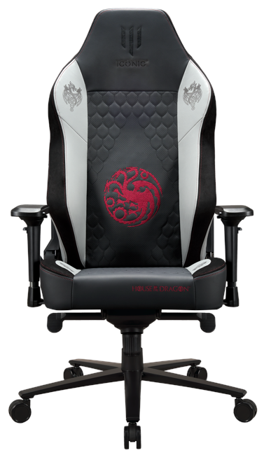 "Apollon Collector / House Of The Dragon   Black seat + grey/red"