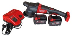 Milwaukee M18 FUEL FROP15-502X 18v Random Orbital Polisher Inc 2x 5.0Ah Batt