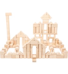 Small Foot - Wooden building blocks in bag - (I-SF11397)