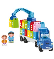 Ecoiffier - Truck with letter blocks - (I-3352)