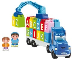 Ecoiffier - Truck with letter blocks - (I-3352)