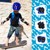 Crazy Safety - Blue Safety Gear Set for Kids: Knee Pads, Wrist Guards & Elbow Pads - (220108-10) thumbnail-2