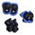 Crazy Safety - Blue Safety Gear Set for Kids: Knee Pads, Wrist Guards & Elbow Pads - (220108-10) thumbnail-1