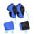 Crazy Safety - Blue Safety Gear Set for Kids: Knee Pads, Wrist Guards & Elbow Pads - (220108-10) thumbnail-3