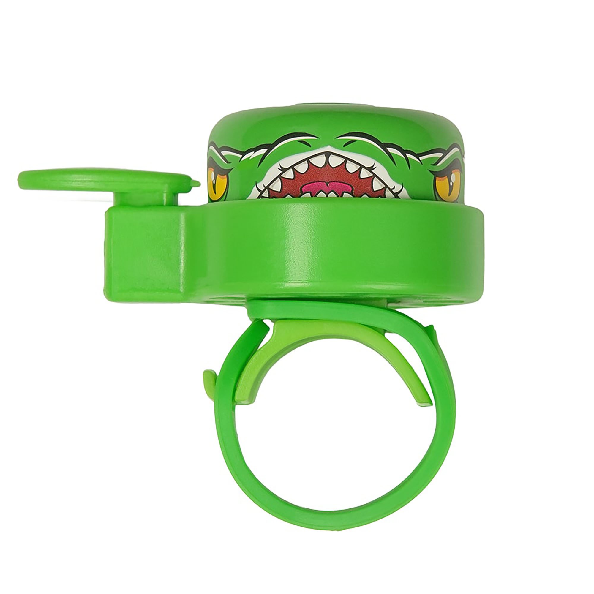 Crazy Safety - Green Crocodile Bicycle Bell for Kids - Green - Unisize (CS220302)