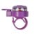 Crazy Safety - Purple Leopard Bicycle Bell for Kids - Purple - Unisize thumbnail-1