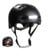 Crazy Safety - Urban Bicycle and Skater Helmet with Front and Rear Lights - Black - L (57-61cm) thumbnail-1