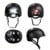 Crazy Safety - Urban Bicycle and Skater Helmet with Front and Rear Lights - Black - L (57-61cm) thumbnail-5