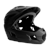 Crazy Safety - Fullface Bicycle Helmet for Kids Age 6-12 with Removable Chin Guard, Bug Net, and Sun Shade - Black - M (54-57 cm) thumbnail-1