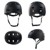 Crazy Safety - Schwarzer Helm - Black - M (54-57cm) thumbnail-2