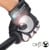 Crazy Safety - Black kids bike gloves with reflective eyes and padded palms - Black - Size S thumbnail-2