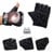 Crazy Safety - Black kids bike gloves with reflective eyes and padded palms - Black - Size S thumbnail-5