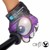 Crazy Safety - Paarse kinderfietshandschoenen met reflecterende ogen, gewatteerde handpalmen - Purple - Size S thumbnail-5