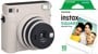 Fuji - Instax Instant Camera SQ1 + 10 Shots - White thumbnail-1