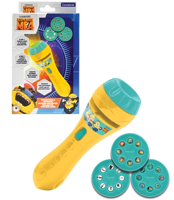 Lexibook - Minions Stories Projector and Torch Light - (LTC050DES)