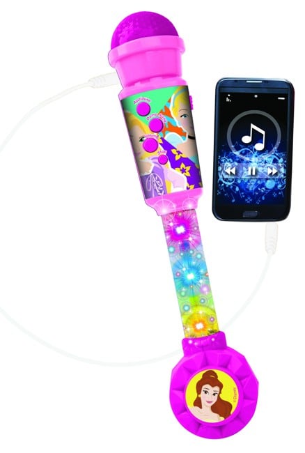 Lexibook - Disney Princess Trendy Lighting Microphone with speaker (aux-in), melodies and sound effects - (MIC90DP)