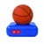 Lexibook - Digital Alarm Clock with 3D Basketball Night Light and Sound Effects - (RL800BA) thumbnail-2