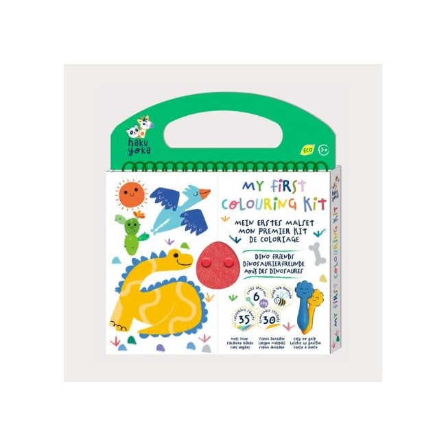 Haku Yoka - My First Colouring Kit - Dino Friends (59CS223070)