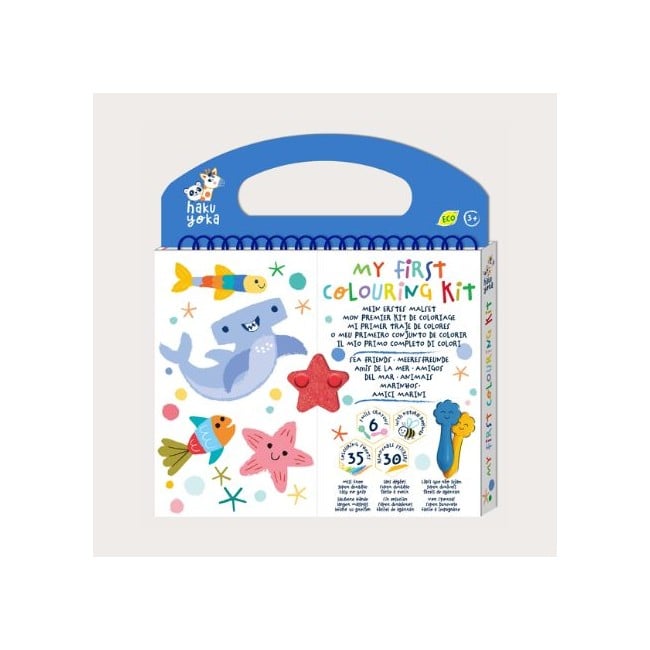 Haku Yoka - My First Colouring Kit - Sea Friends (59CS223071)