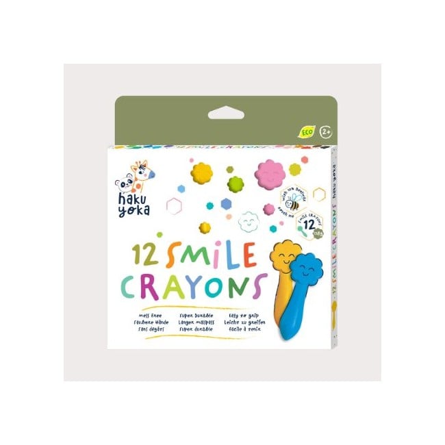 Haku Yoka - Smile Crayons - 12 Colours (59CP223081)