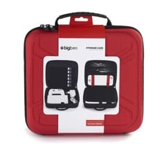 Bigben Storage Case Red Hard Case for Switch Including Docking Station Compatible with Switch Lite/OLED