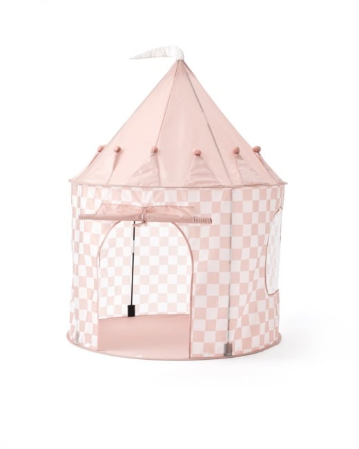 Stars - Play Tent Check Apricot - (1000928)