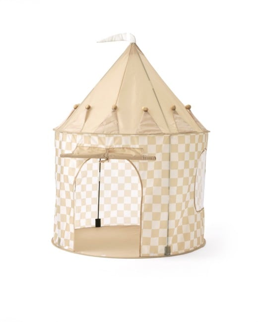 Kids Concept - Star - Play Tent Check Yellow - (1000929)