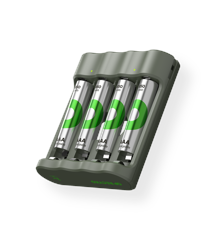 GP - ReCyko Everyday Battery Charger, B441 (USB), incl. 4 x AAA 850 mAh Batteries