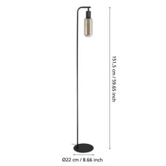 EGLO MAIONE floor lamp Black