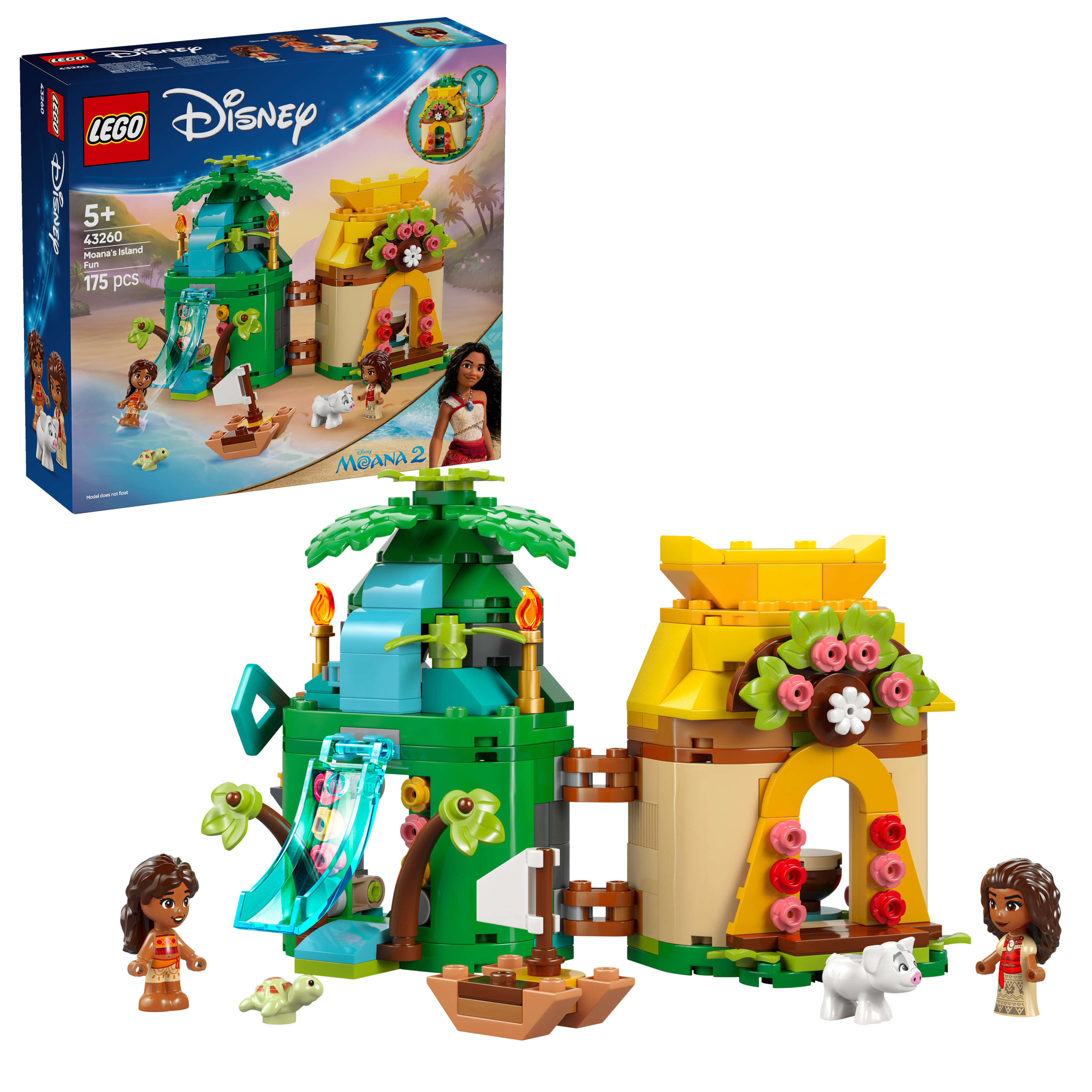 LEGO - Disney Princess - Vaianas Skoj på Ön (43260)