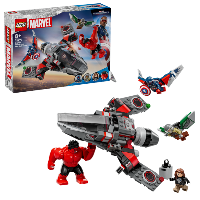 LEGO - Super Heroes - Captain America mot Red Hulk (76292)