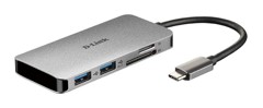 D-Link - Dockingstation 2xUSB 3.0, HDMI/USB-C, 4K UHD, 5 Gbit/s