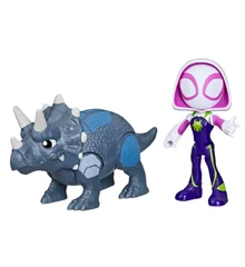 Spidey and His Amazing Friends - Hero Dino Webs - Ghost-Spider & Rhino Dino