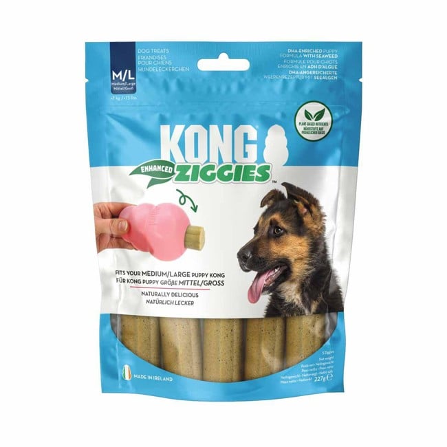 KONG -  Ziggies Enhanced Hvalp M/L 227G