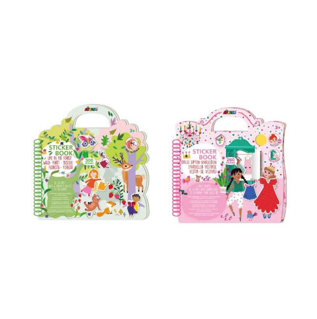 Avenir - Sticker Book - Life in the Forest + Dress-Up Fun (Bundle)