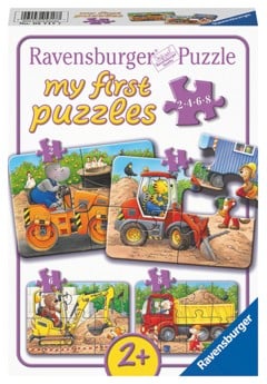 Ravensburger - Construction Site Animals - 2/4/6/8p (10105717)