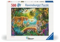 Ravensburger - Tiger Family In The Oasis - 500p (12001384)