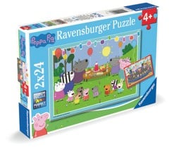 Ravensburger - Peppa Pig 2x24 bitar pussel - (12004018)